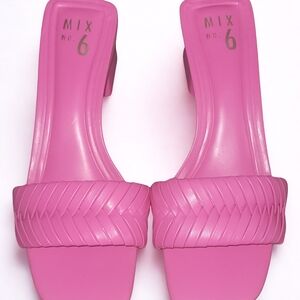 Mix No. 6 Women's Vibrant Pink Sandals NWOT